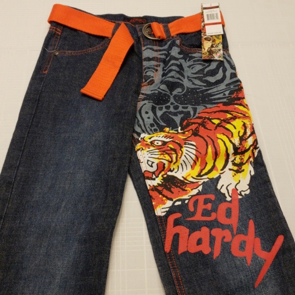 Ed Hardy Other - Ed Hardy Dark Blast Denim BoyJeans